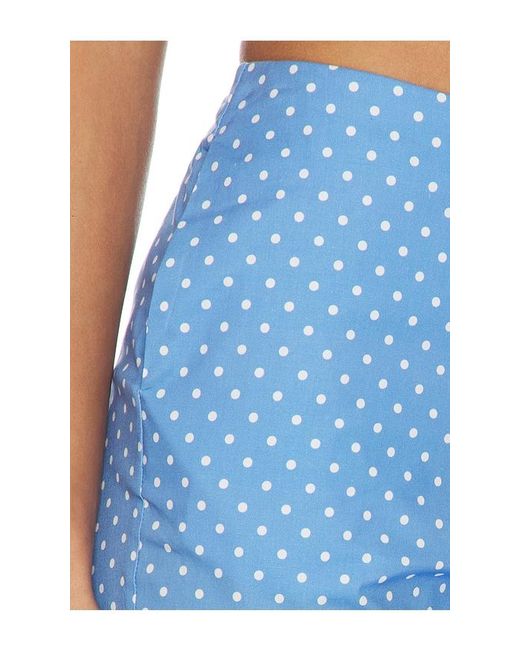 Caroline Constas Blue Andi Capri Pants
