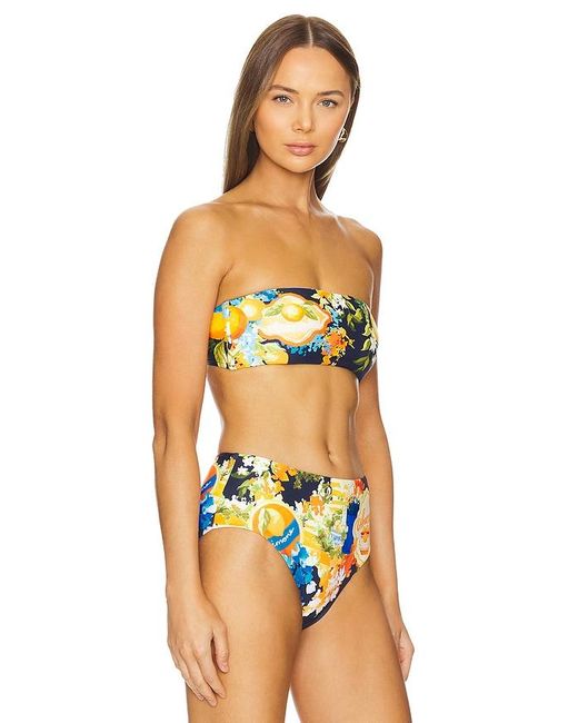 Seafolly Multicolor Ciao Bella Bandeau Bikini Top