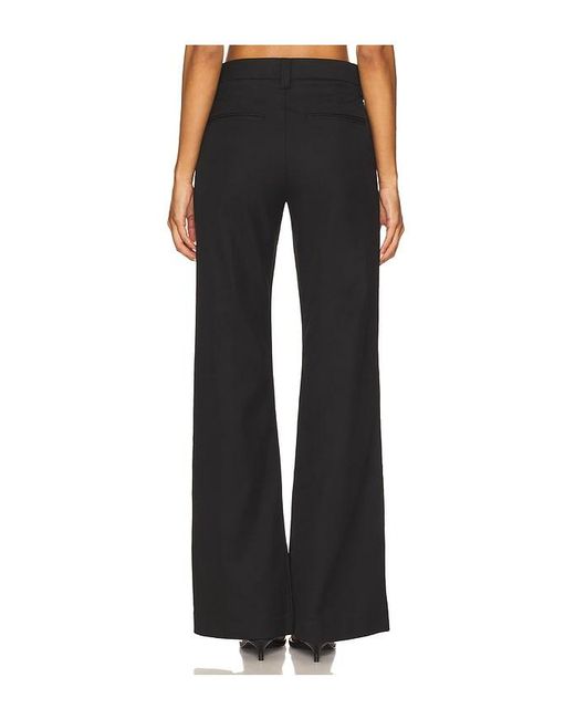 Jaded London Black Stacked Bootcut Suit Pant