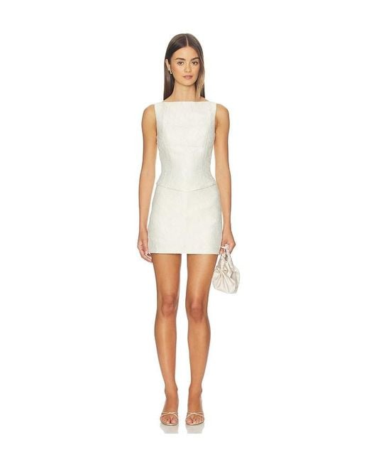 Amanda Uprichard White Ines Top