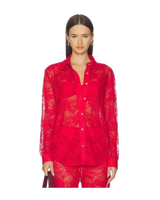 Muma World Red Aka Sukara Laced Classic Shirt