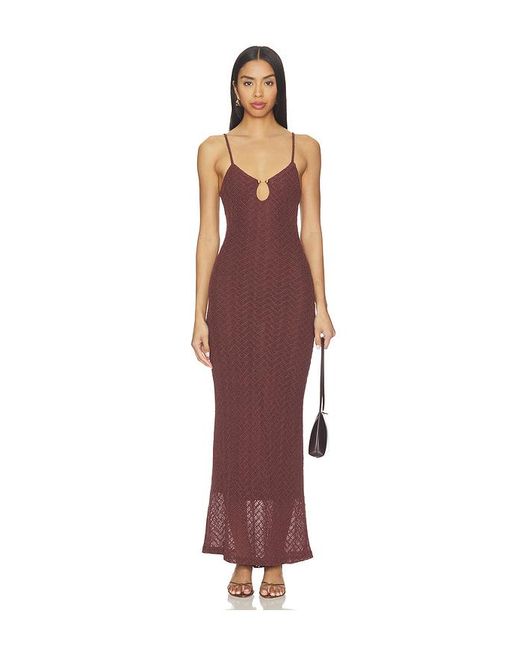 superdown Purple Kailani Maxi Dress