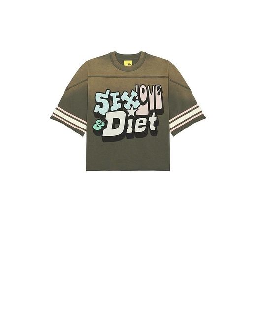 DIET STARTS MONDAY Multicolor Sl&D-26 Tee for men