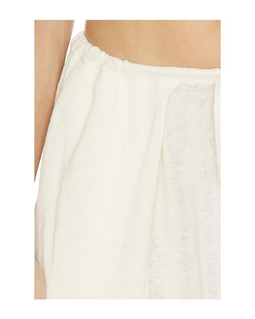 Helsa White Dalisay Knit Pant