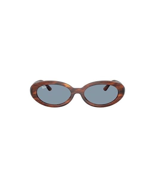 Ray-Ban Blue Oval Sunglasses