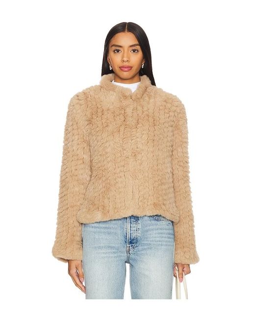Heartloom Blue Keris Faux Fur Jacket