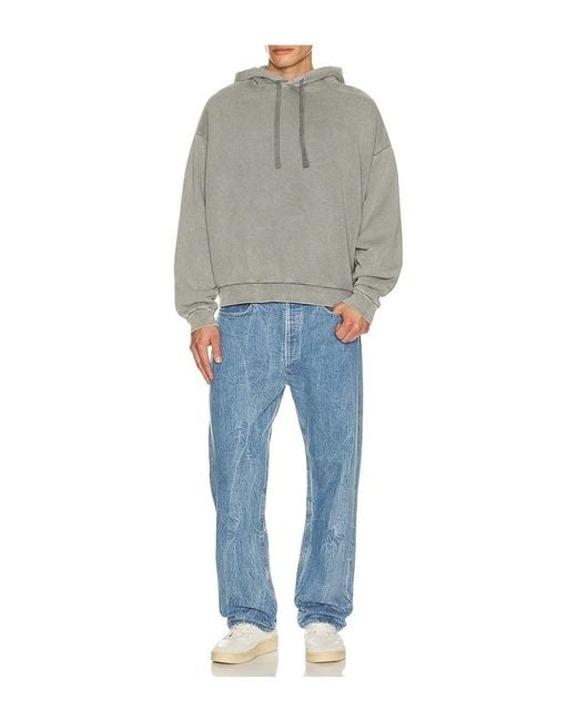 Agolde Gray Salford Hoodie for men