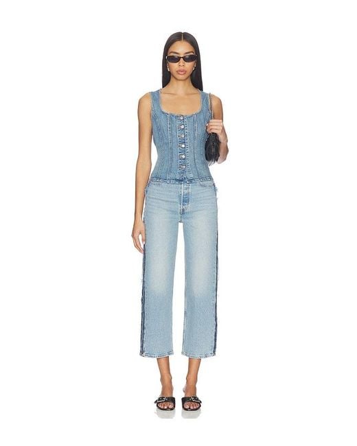 Levi's Blue Sculpted Top