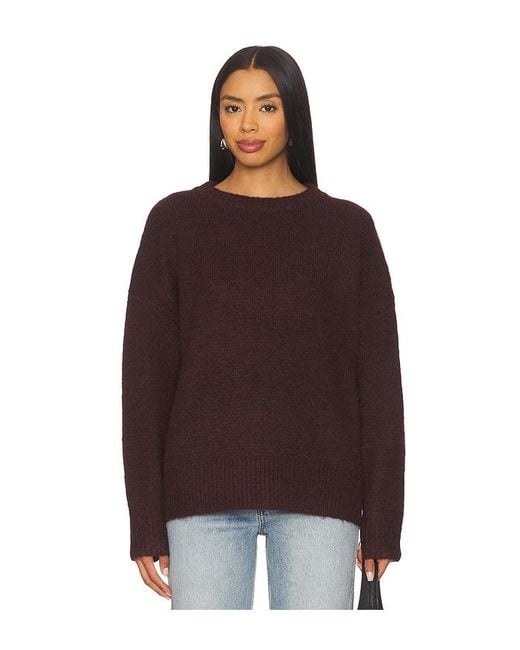 Line & Dot Purple Hart Sweater