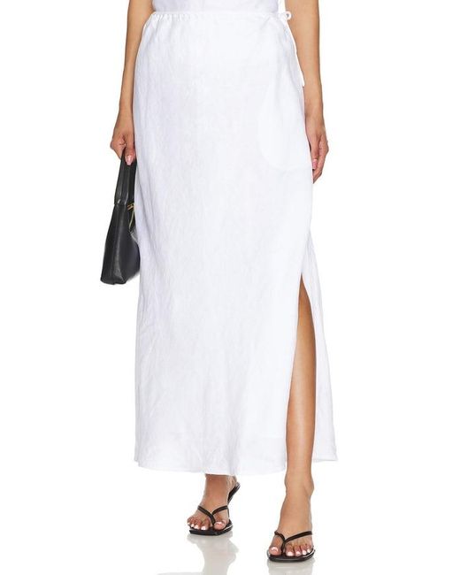 Mikoh Swimwear White Enid Skirt