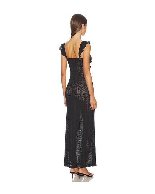 MORE TO COME Black Macie Maxi Dress
