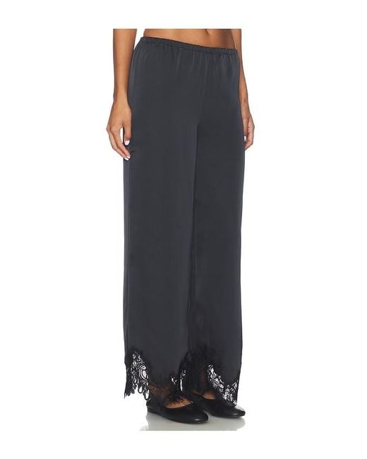 Lovers + Friends Black Marine Pant