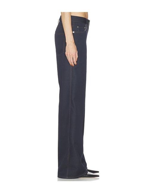Helmut Lang Blue Relaxed Bootcut Pant