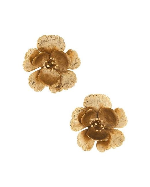 Shashi Metallic Fluttered Flower