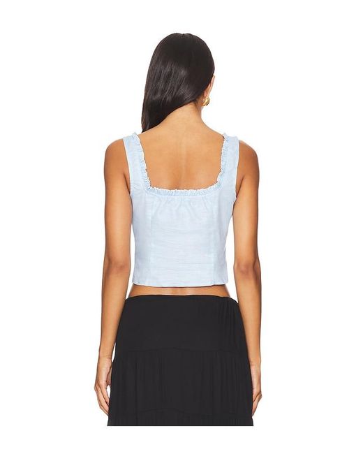 SNDY'S White X Revolve Cottage Top