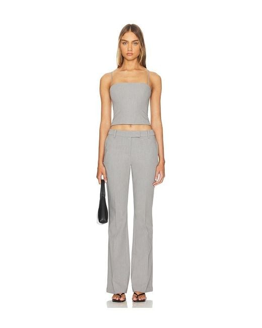 Lovers + Friends Gray Jones Top