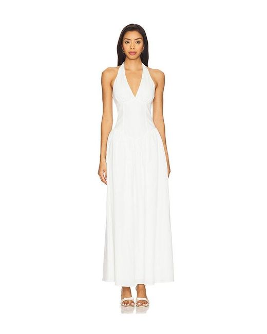 MORE TO COME White Bexley Maxi Dress