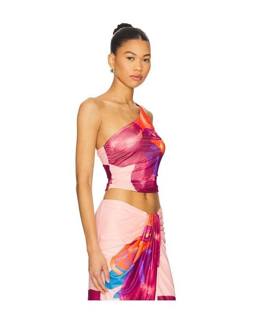 SNDY'S Pink Antari Top