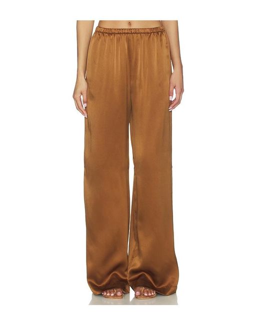 SABLYN Brown Lexi Lower Rise Relaxed Pull On Pant