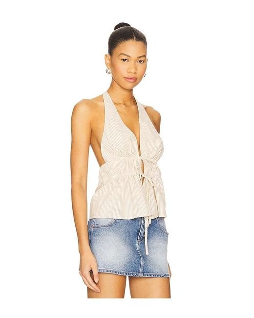 MORE TO COME Blue Belle Top