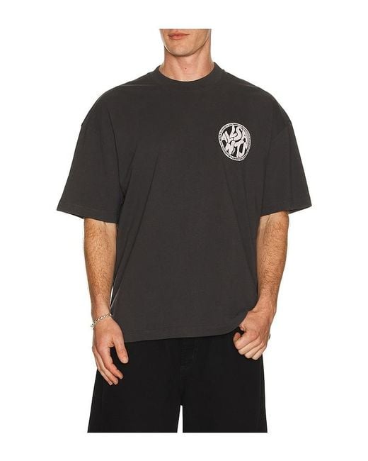 AllSaints Black Distortion Tee for men