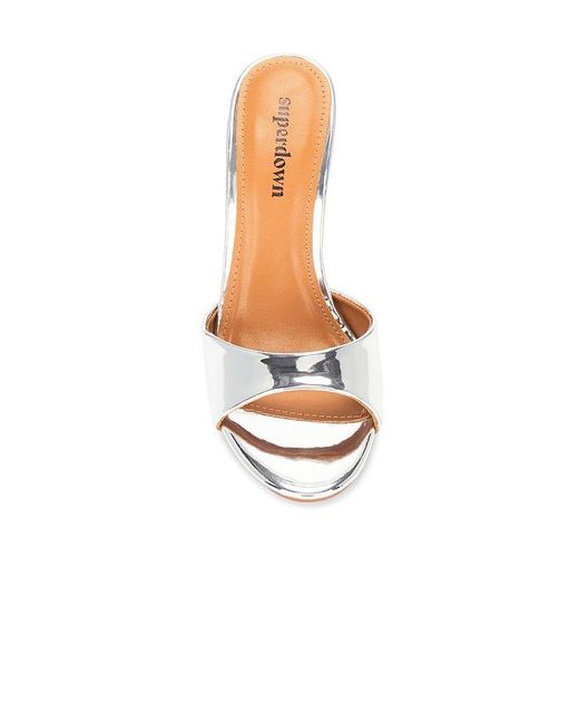 superdown Metallic Tori Heel