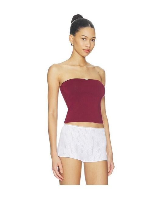 RAT BOI White Contour Tube Top