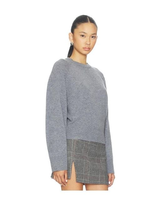 Remain Gray Bat Sleeve Crewneck Pullover