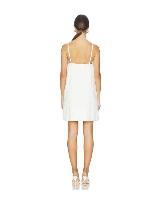 Adriana Degreas White La Mer Coquillage Mini Dress