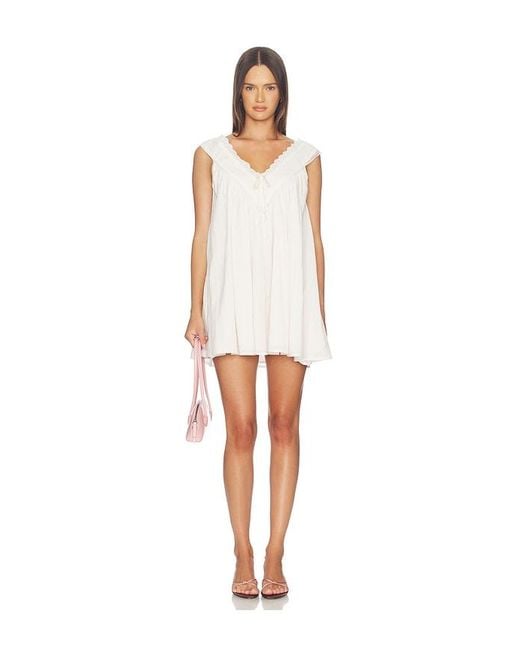 Tularosa White Romy Mini Dress