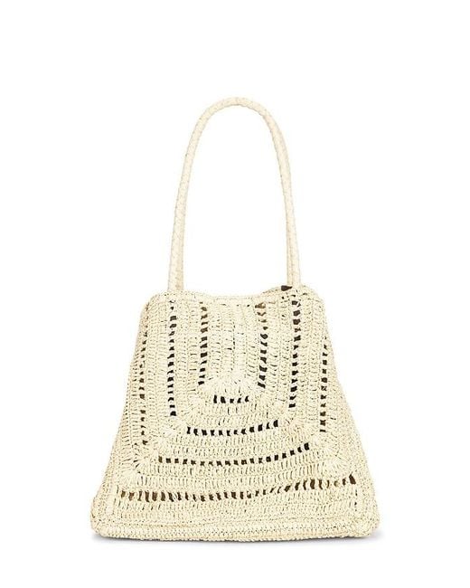 Madewell Natural Large Eyelet Raffia Tote