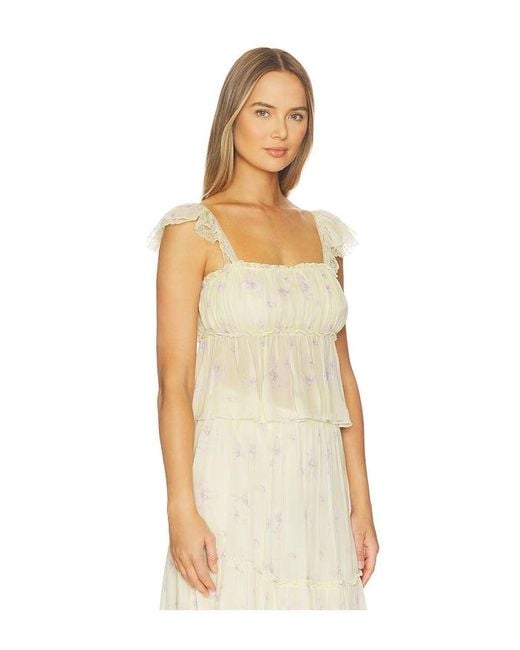 LoveShackFancy Natural Siena Top