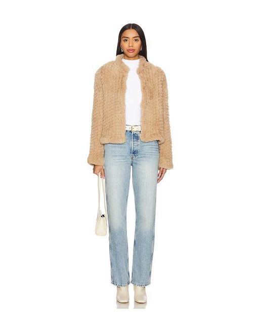 Heartloom Blue Keris Faux Fur Jacket