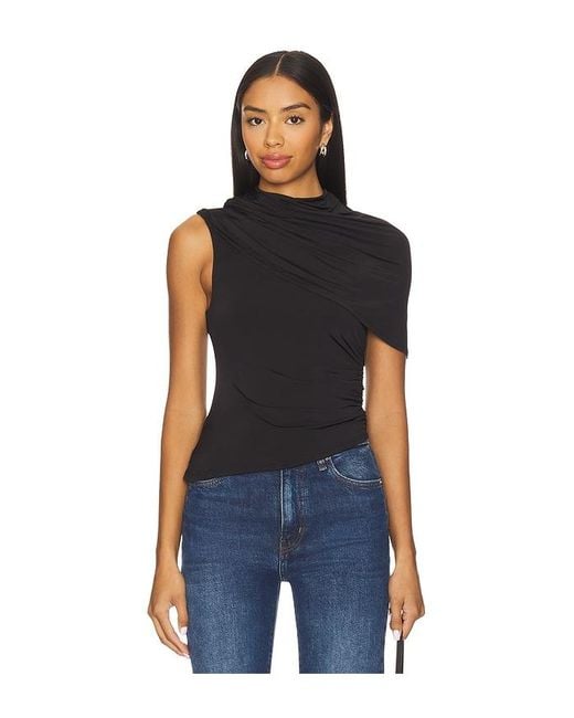 Lovers + Friends Black Belinda Top