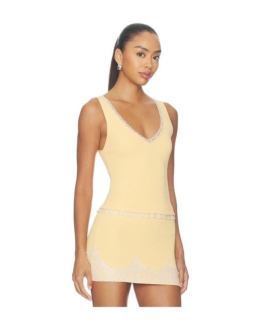 Tularosa Natural Elia Lace Knit Tank