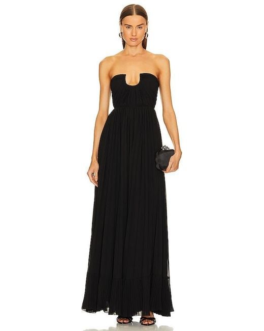 Michael Costello Black X Revolve Azura Maxi Dress