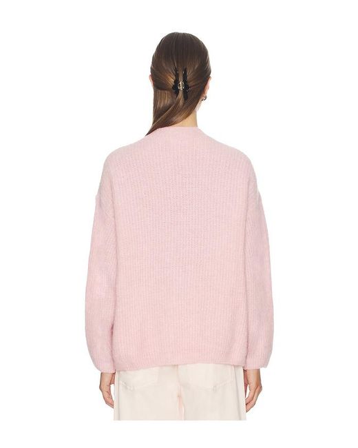 American Vintage Pink V Cardigan