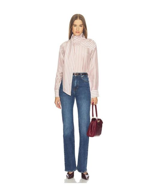 SRG Blue Celeste Silk Top