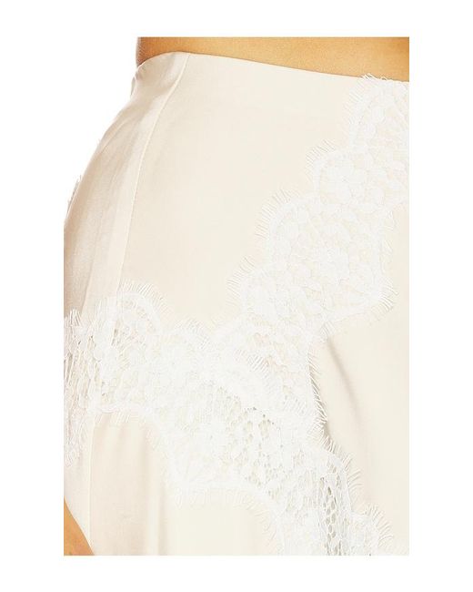 MORE TO COME Natural Merrick Lace Maxi Skirt