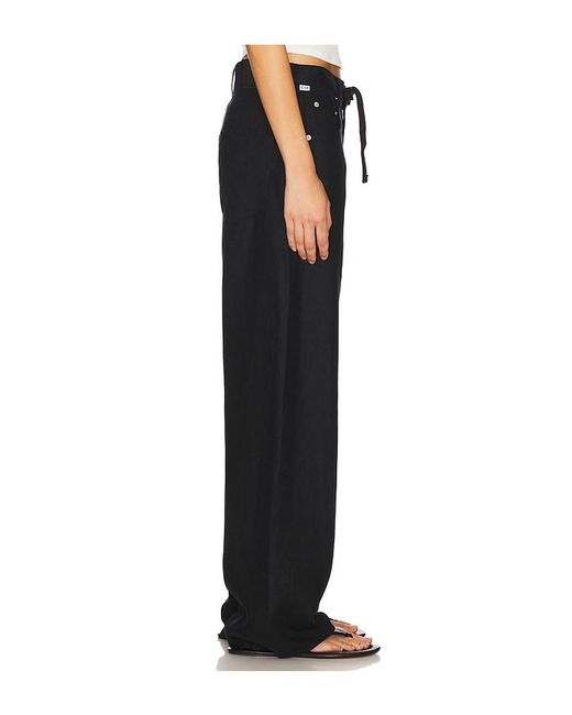 Citizens of Humanity Black Brynn Drawstring Trouser