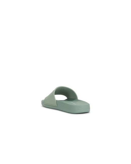 Anine Bing Green Isla Slides