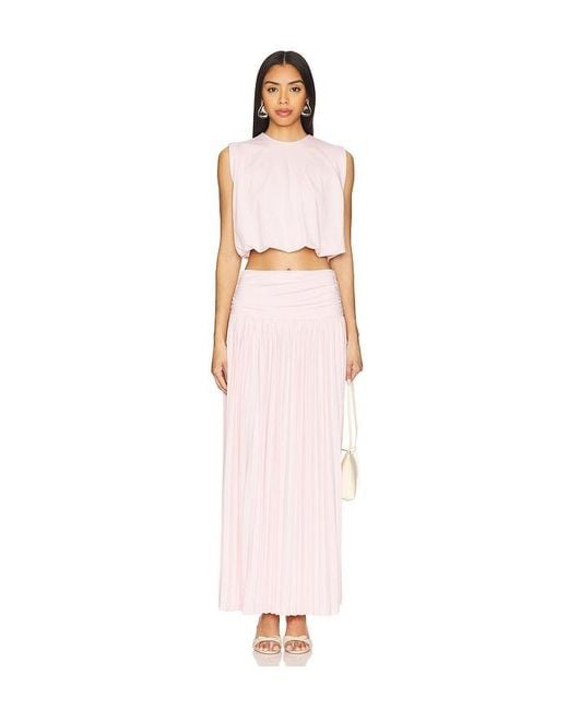 MORE TO COME Pink Remi Top