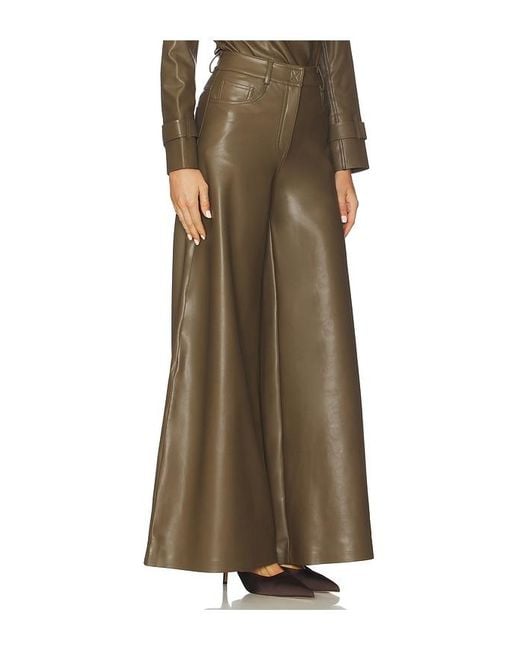 Norma Kamali Green Elephant Jean