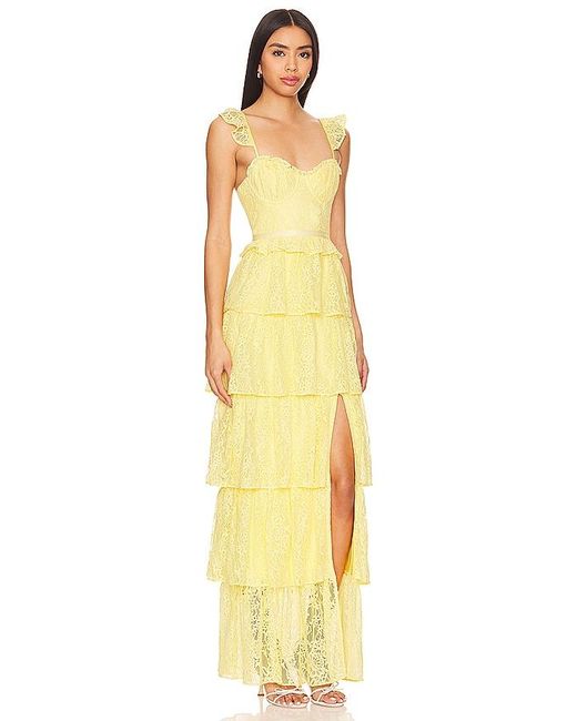 Tularosa Yellow Cantini Maxi Dress