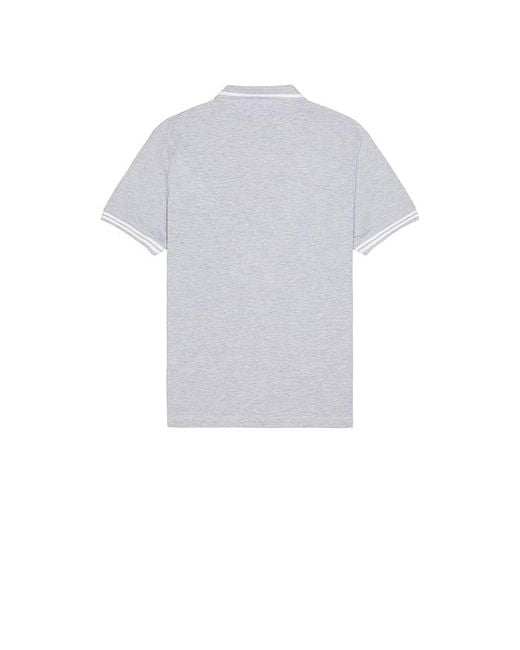 True Religion White Short Sleeve Big T Horseshoe Polo for men