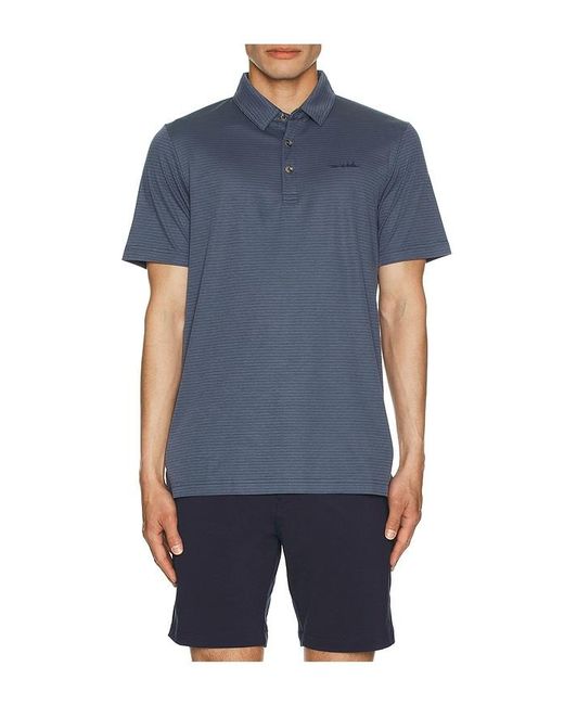 Travis Mathew Blue The Zinna 2.0 Polo for men