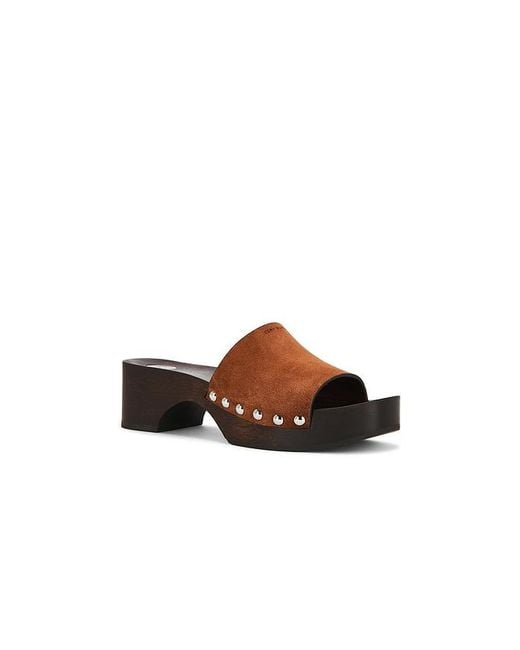 Tory Burch Brown Clogs Sandal