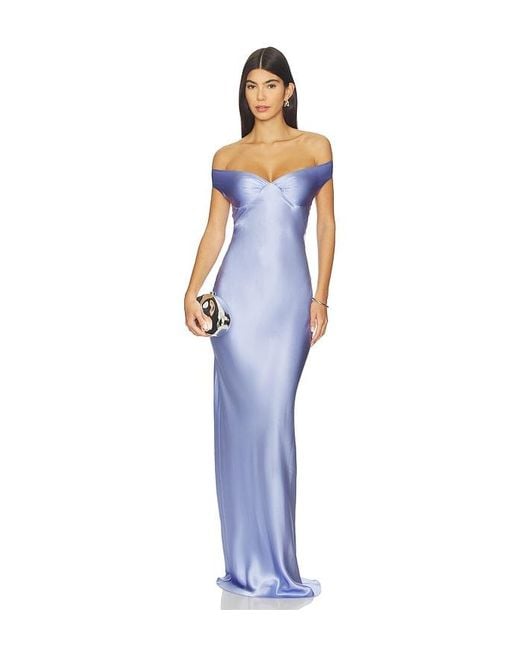 Natalie Rolt Blue Bridget Gown
