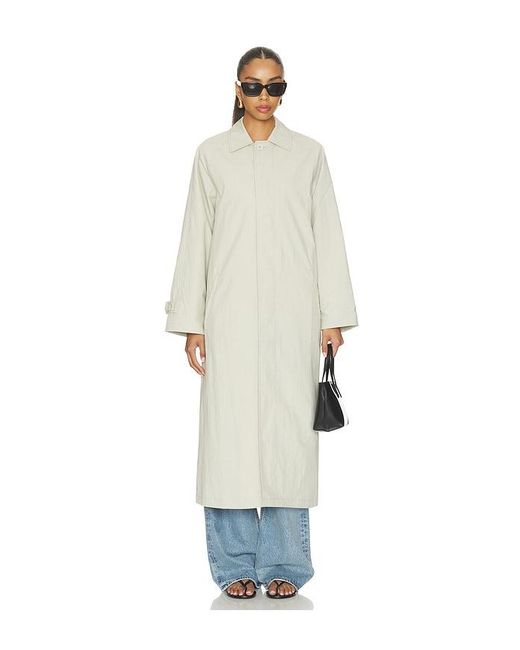 Still Here White Trench Coat