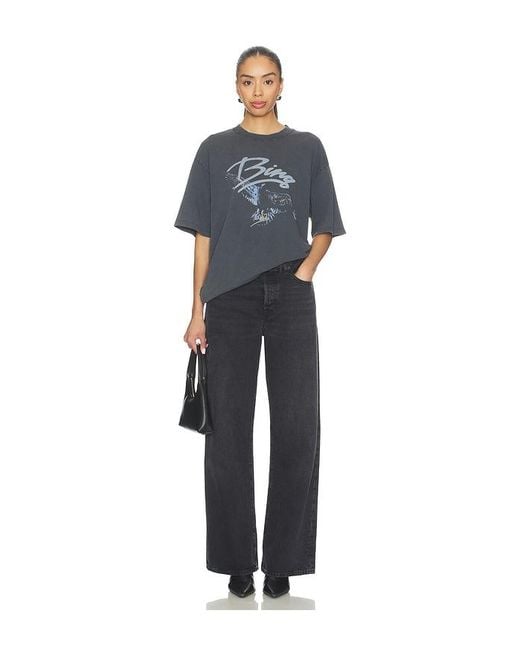 Anine Bing Blue Kent Eagle Tee
